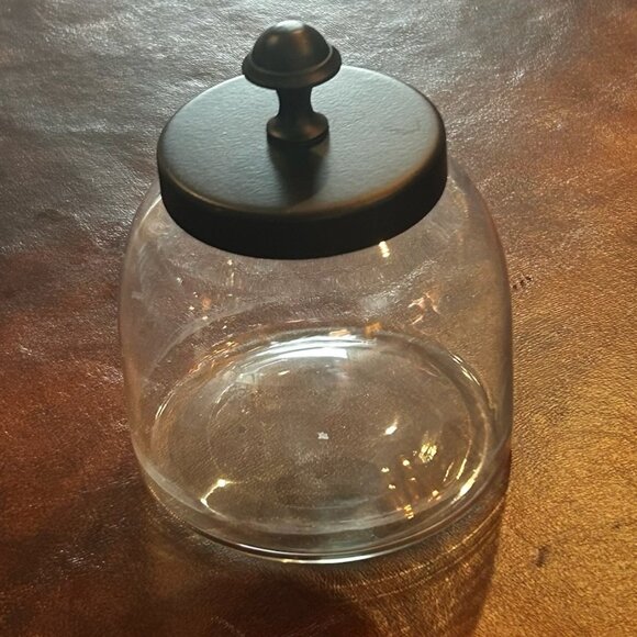 Set of 4 Vintage Small Apothecary Cotton Swabs Candy Spice Jars - Picture 3 of 10